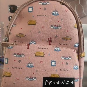 Friends mini backpack (pink)